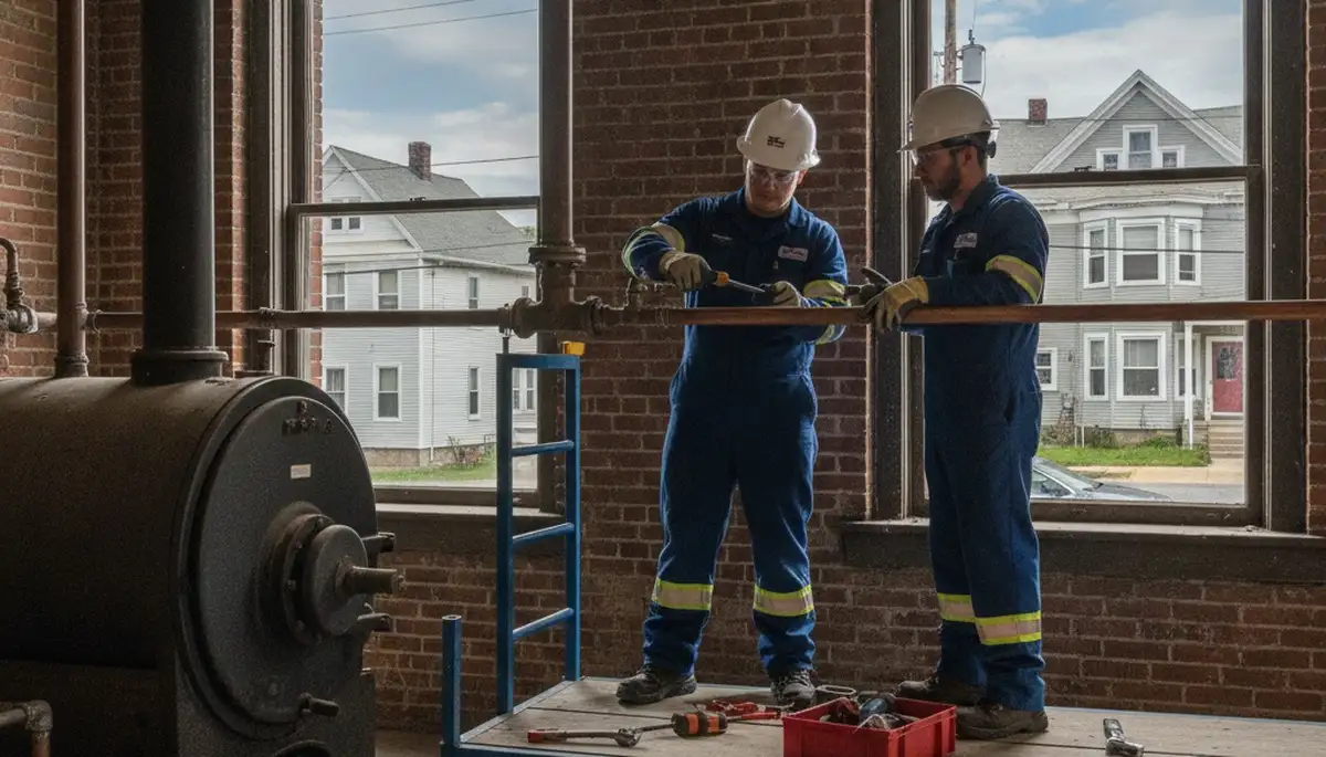 Providence, RI plumber repairing a sink drain for residential plumbing service