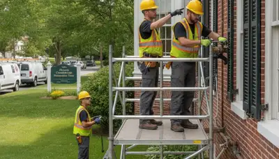 Providence, RI plumber repairing a residential pipe for reliable plumbing service
