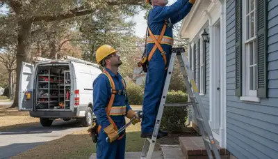 Providence, RI plumber repairing a sink leak for a local plumbing service, plumbersinprovidenceri-new.com