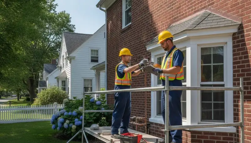 Providence, RI plumber repairing a leak for a plumbing service call