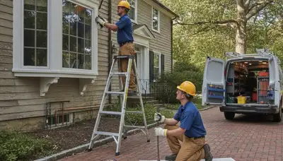 Providence, RI plumber repairing a sink for a residential plumbing service